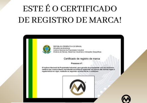 ESTE É O CERTIFICADO DE REGISTRO DA MARCA 