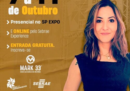 Mark 33 é presença confirmada na Feira do Empreendedor Sebrae 