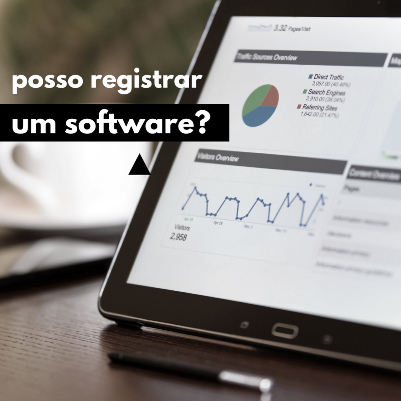 POSSO REGISTRAR UM SOFTWARE?