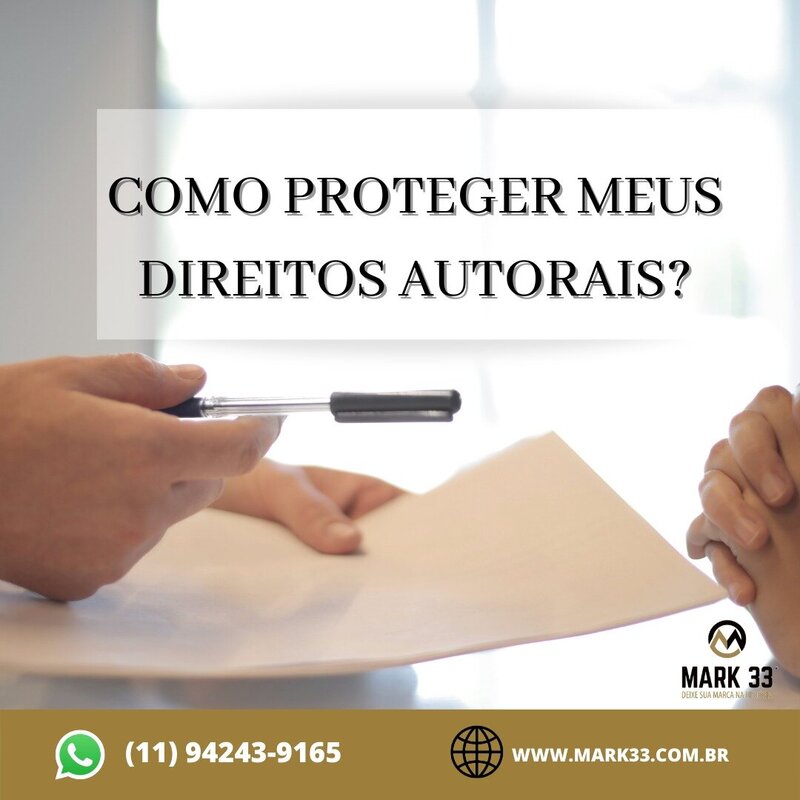 COMO PROTEGER MEUS DIREITOS AUTORAIS?